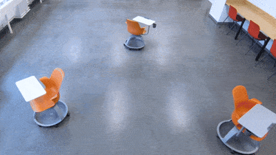 Animation: Tanzende Stühle