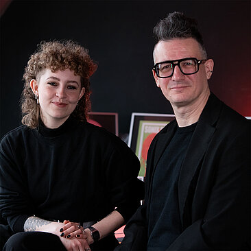 Prof. Andreas Ingerl und Rosi Pernthaller©HTW Berlin/Lala Miñoso 