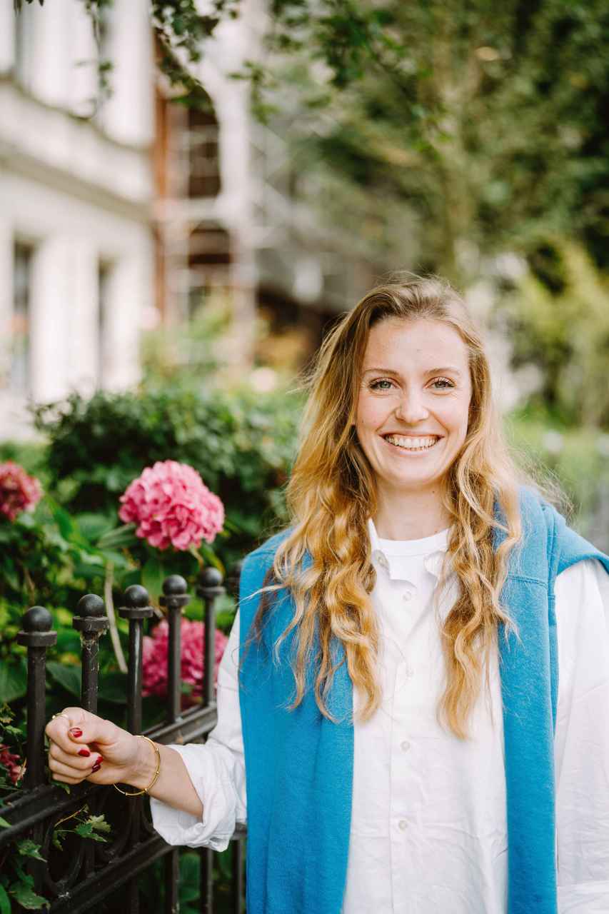 Marlene Zeitler im Park