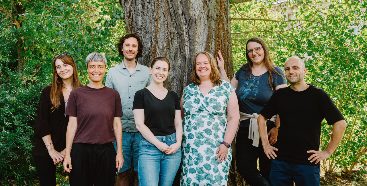 Von links nach rechts: Jennifer Schneidt; Eske Heister; Markus Streichardt; Sarah Marx; Sally Paege; Susann Ullrich; Till Rosemann