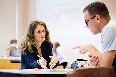 Tine Lehmann ist Sprecherin des Studiengangs International Business © HTW Berlin/Rackelmann