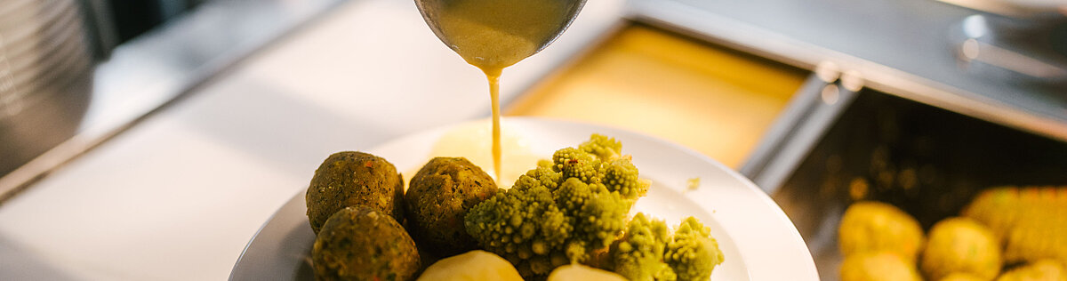 Kartoffeln mit Sauce