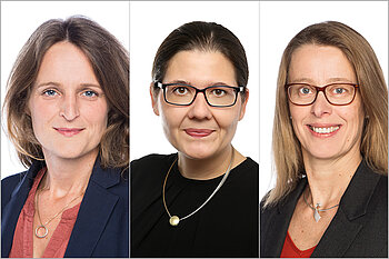 Drei Frauen im Porträt