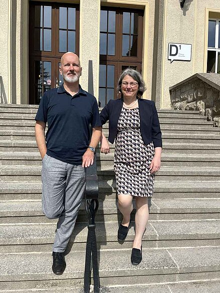 Andreas Wüthrich und Prof. Dr. Annabella Rauscher-Scheibe © HTW Berlin_Gisela Hüttinger