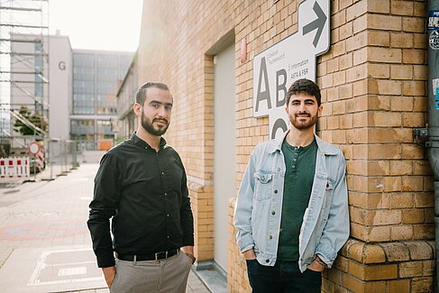 Ibrahim Mawead und Majd Assad