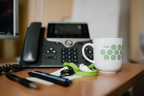 Janine Brettins Arbeitsplatz