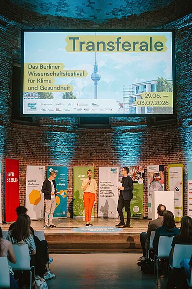 Science Slam bei der Transferale © HTW Berlin_Alexander Rentsch