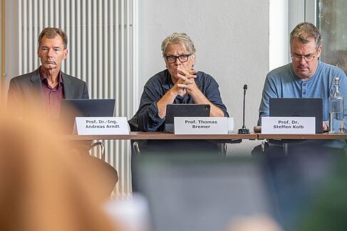 Die Dekane Andreas Arndt, Thomas Bremer und Steffen Kolb