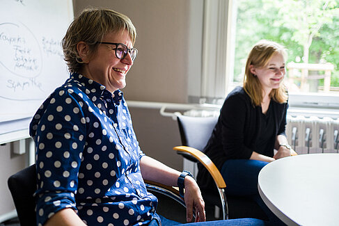 Michaela Frana und Katja Burré