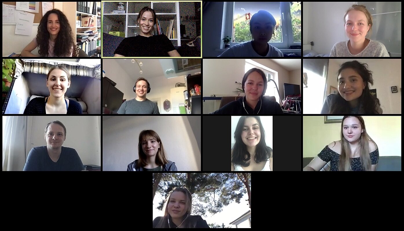Videokonferenz des DPWK-Teams