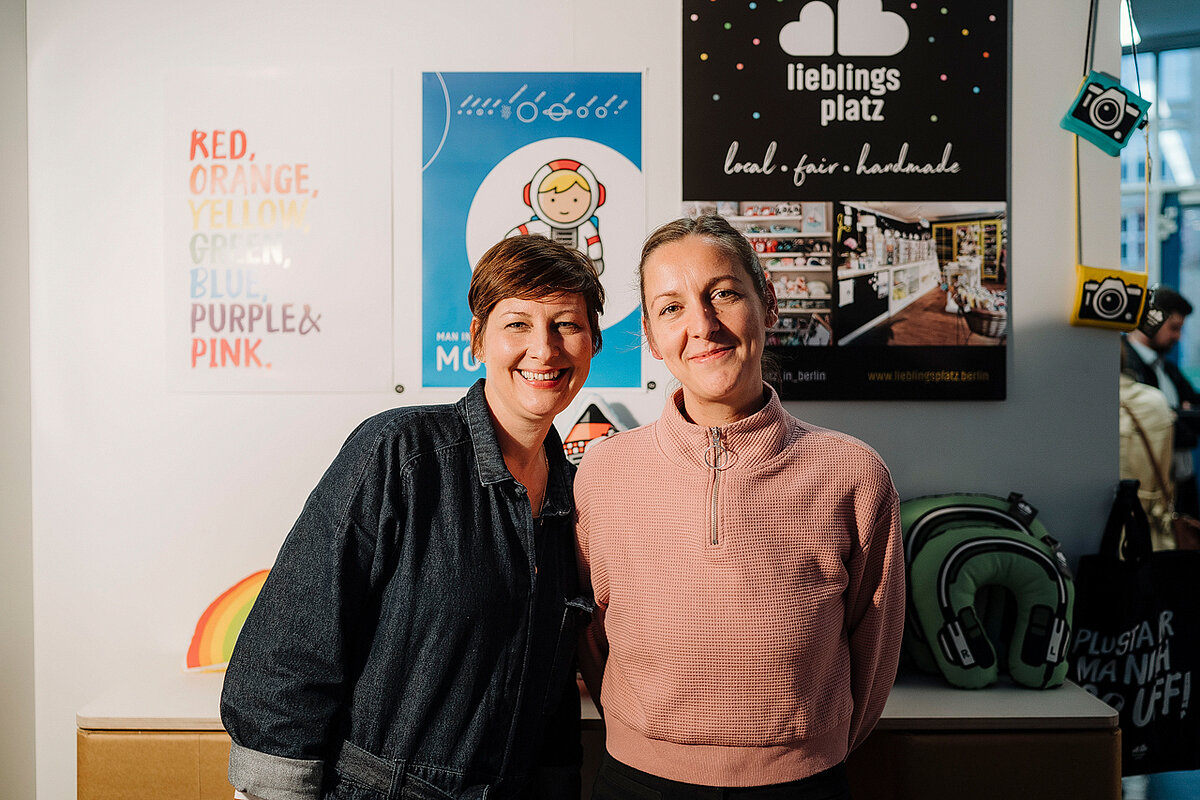 Janine Sommer und Anja Pilzner