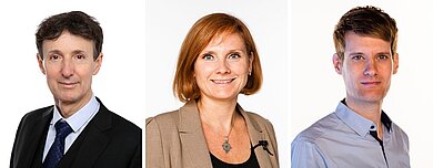 Michael Jaensch, Nicole Riediger und Björn Hacker © HTW Berlin/Cornelia Fieguth, Camilla Rackelmann