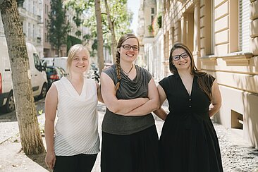 Kerstin Schütt, Verena Hetsch und Sandra Schmidt