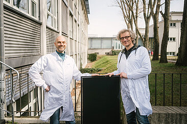 Bert Stegemann (rechts) und Christof Schultz