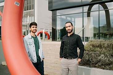 Majd Assad und Ibrahim Mawead