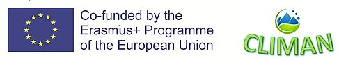 EU-Flagge und Projektlogo