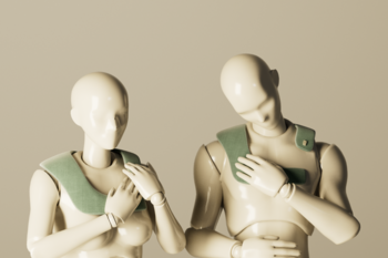 Figuren mit Schulterkissen