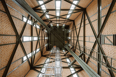 Akkumulatorenturm - Innenansicht