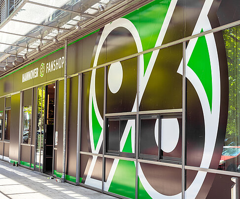 Fanshop des Fußballvereins Hannover96
