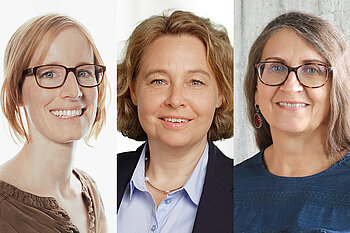 Birte Malzahn, Claudia Lemke und Vera Meister