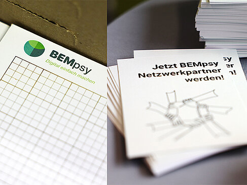 Block und Sticker