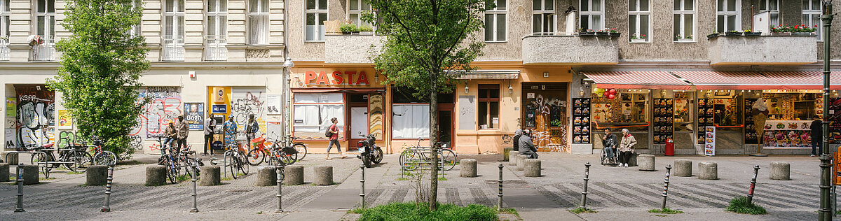 Häuserzeile in Berlin