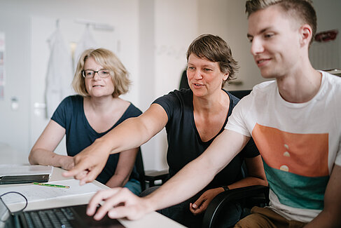 Jacqueline Franke with collegues