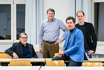 Horst Schulte, Norbert Klaes, Jochen Twele und Jens Fortmann