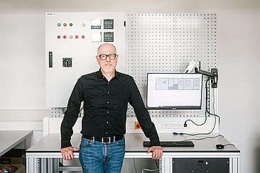 Jan Carstens im Labor 
