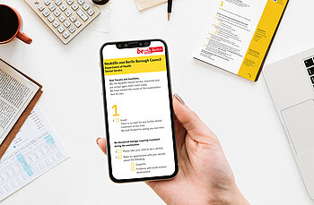 Das neue Online-Formular des Zahnärztlichen Dienstes Neukölln
