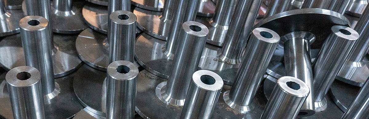 Nahaufnahme von Metallzylindern
