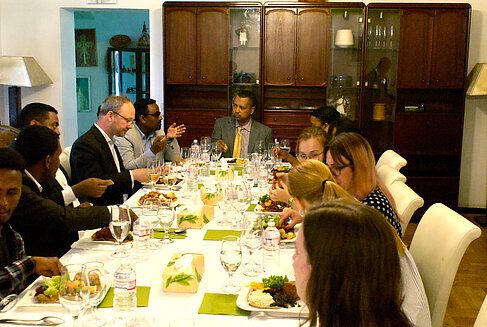 Ambassador Dinner im Rahmen der Summer School © HTW Berlin