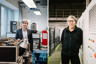 Ha Duong Ngo und Horst Schulte © HTW Berlin/Alexander Rentsch