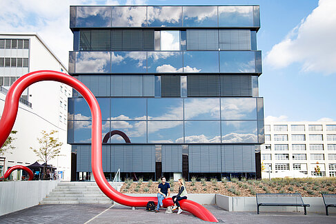 Gebäude H auf dem Campus Wilhelminenhof 