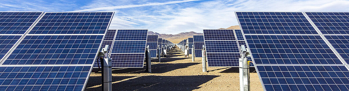 Photovoltaikanlage in der Wüste