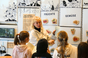 Kinder beim Workshop
