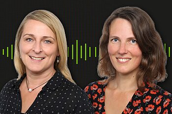Anett Geithner und Johanna Backes
