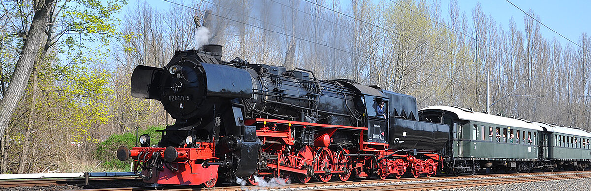 [Translate to Englisch:] Historische Dampflok 