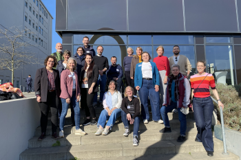 Workshopteilnehmende am Campus WH