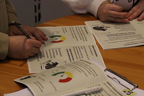 Hefte zum Ausfüllen